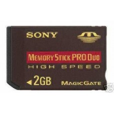 SONY 2GB MEMORY STICK PRO DUO MS PSP