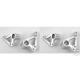 HOT RACING REVO FRONT REAR SILVER ALLOY MULTI MOUNT ROCKER ARM