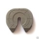 Grey Model A metal abrasive wheel 1/14 series trucks 11100953