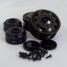 Tamiya 1/14 Tractor Truck Metal Front wheel set 11111302