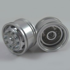Tamiya 1/14 Tractor Truck Silver wide wheel set B 11111601