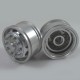Tamiya 1/14 Tractor Truck Silver wide wheel set B 11111601