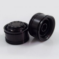 Tamiya 1/14 Tractor Truck Black wide wheel set C 11111702