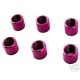 PURPLE ALLOY FUEL LINE RETAINERS REVO LXT HPI SAVAGE