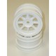 ABC HOBBY MINI WHEELS HS / White 24190
