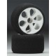 Jaco 1/12 Prism Wheel/Tire Front Magenta (2) 2732