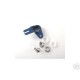 HOT RACING TRAXXAS REVO BLUE ALLOY THROTTLE LINKAGE ARM