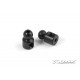 XRAY 303431-K 4.9mm Aluminum Ball End Set (Black) (2)