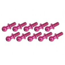 4.8MM Ball Stud L=6 (10 pcs) - Pink 3RAC-BS4806/PK