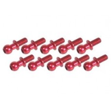4.8MM Red Ball Stud L=6 3RAC-BS4806/RE