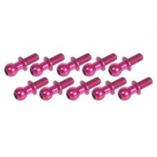 4.8MM Ball Stud L=10 (10 pcs) - Pink 3RAC-BS4810/PK