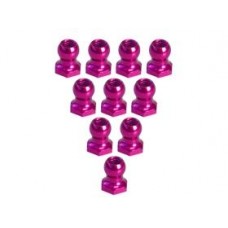 4.8MM Hex Ball Stud L=5 (10 pcs) - Pink 3RAC-BS48H5/PK