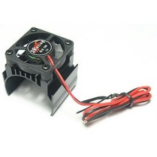 3 Racing Black Motor Heat Sink W/ Fan 3RAC-MHS004/BL