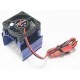 3 Racing Blue Motor Heat Sink W/ Fan 3RAC-MHS004/BU