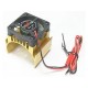 3 Racing Gold Motor Heat Sink W/ Fan 3RAC-MHS004/GO