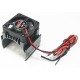 3 Racing Titanium Motor Heat Sink W/ Fan 3RAC-MHS004/TI