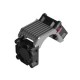 Brushless 540 Motor Heatsink -Twin W/ Cooling Light Titanium