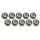 3RAC-N20/TI 2mm Aluminum Lock Nuts (10 Pcs) - Titanium