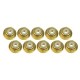 2mm Flanged Lock Nuts 10PCS 3RAC-NF20/GO