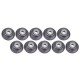 2mm Flanged Lock Nuts 10PCS 3RAC-NF20/TI