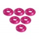 Shock Tower Shim M8 x 2mm (6pcs) Pink 3RAC-WFS820/PK