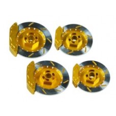 Realistic Brake Disk Set Gold 3RAC-AD12/V2/GO