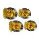 Realistic Brake Disk Set Gold 3RAC-AD12/V2/GO