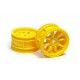 Mini Cooper Wheels Yellow - 2pcs 49040