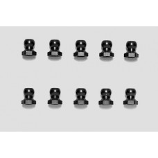 TAMIYA 5MM RED COLOR ALUMINUM BALL NUT (10 PCS) 53641