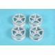 RC 5 Spoke Metal Plated Wheel - 4pcs (24mm Offset 0) 53859