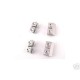HOT RACING TRAXXAS REVO SILVER ALLOY SERVOS MOUNT