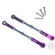 HOT RACING HPI SAVAGE PURPLE STAINLESS STEEL TIE ROD