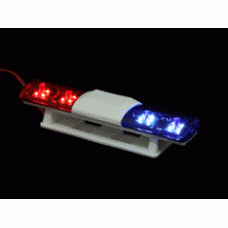 ABC HOBBY Police Car Light Aero Sonic Blue X Red 62848
