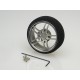 HIRO SEIKO 5-Spoke Aluminum Steering Wheel [Flat Ti] 69108