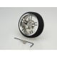 HIRO SEIKO 5-Spoke Aluminum Steering Wheel [Ti] 69114