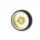 HIRO SEIKO 10-Spoke Aluminum Steering Wheel [Flat Gold] 69193