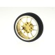 HIRO SEIKO 10-Spoke Aluminum Steering Wheel [Gold] 69197