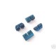 HOT RACING TRAXXAS REVO BLUE ALLOY SERVOS MOUNT