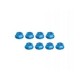 Fujin 83080 4mm Serrated Lock Nuts (8)