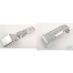 HOT RACING TRAXXAS REVO SILVER FRONT REAR SKID PLATE