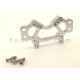 Silver Alum. Rear Shock Tower AER3008