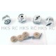 TEAM ASSOCIATED RC18T RC18MT SILVER SEDAN WHEEL ADAPTER