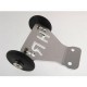 TEAM ASSOCIATED RC18T RC18MT SILVER ALLOY WHEELIE BAR
