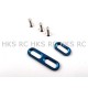 TEAM ASSOCIATED RC18T BLUE MOTOR MOUNT OVAL WASHER