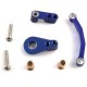 TEAM ASSOCIATED RC18T BLUE STEERING BELLCRANK ASMB