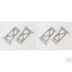 TEAM ASSOCIATED RC18T SILVER FRONT REAR LOWER ARMS