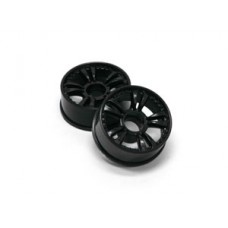 21.5mm T.S. Rims Front (-1 offset)-Black AR-194