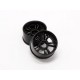 21.5mm T.S. Rims Rear (0 offset)-Black AR-198