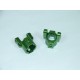 RC9394 AXIAL AX10 GREEN ALUMINUM HUB CARRIERS 2PCS AX002G