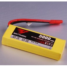 BA-00206 BATTMAN 5000mAh 3S 11.1v 30C Lipo Pack